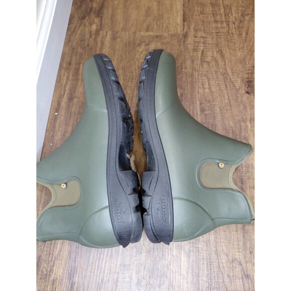 Bogs Outdoor Boots Mens Slip On Waterproof  Olive Green Rain  Size 12 main image 10
